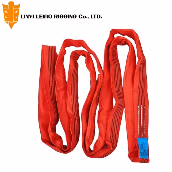 100% Polyester Lifting Strap Webbing Round Sling