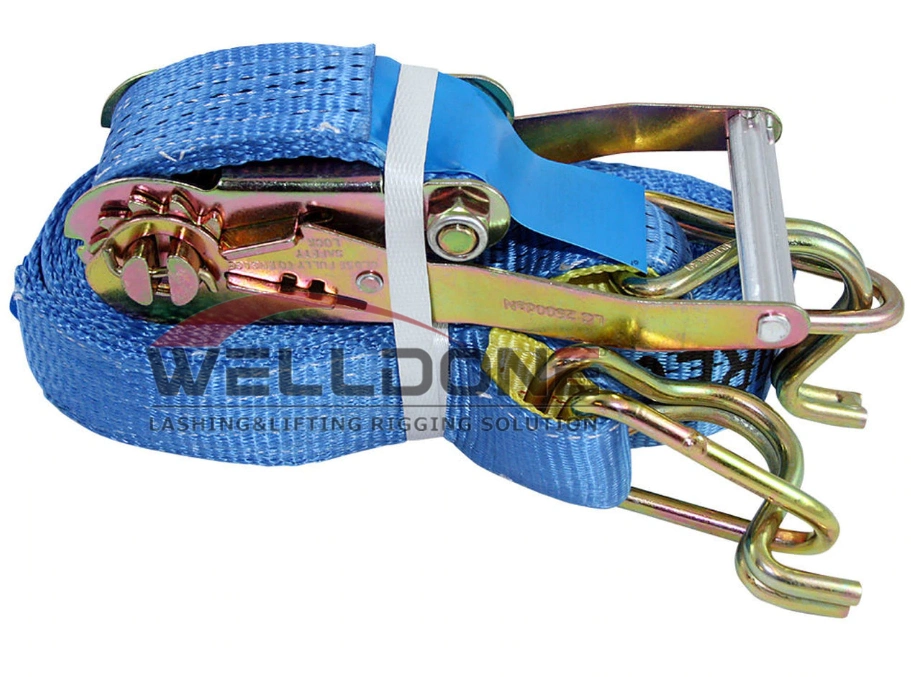 50mm X 9m 2500kgs Truck Winch Replacement Strap with Swan Hook & Keeper to AS/NZS4380.2001