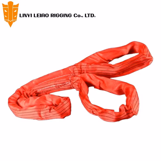 100% Polyester Lifting Strap Webbing Round Sling