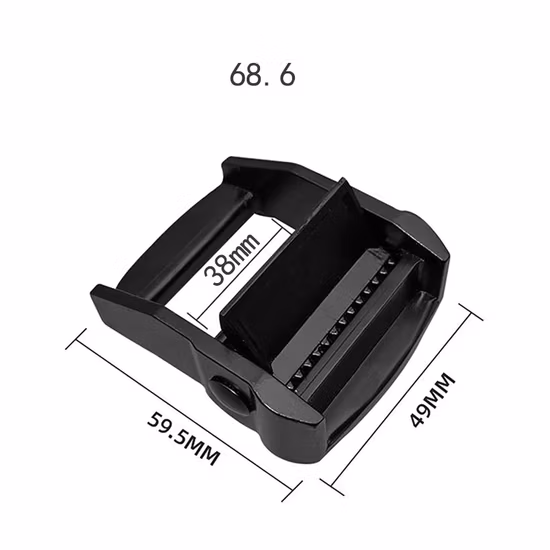 검은색 아연 합금 캠 버클 래칫 버클 수하물 가방 벨트 버클